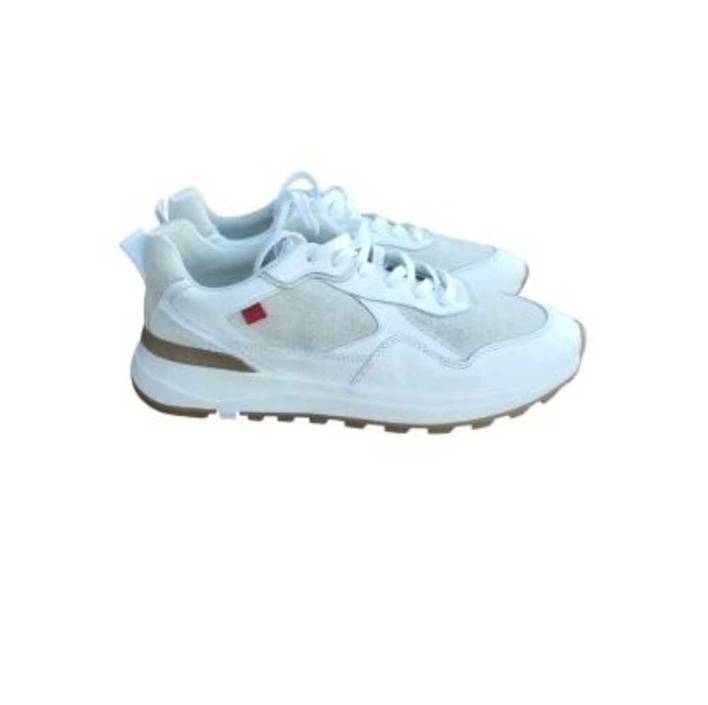 Marc Joseph NY Grant Calf Leather White Athletic Sneaker Shoe Women 10.5 Brazil - Picture 2 of 14